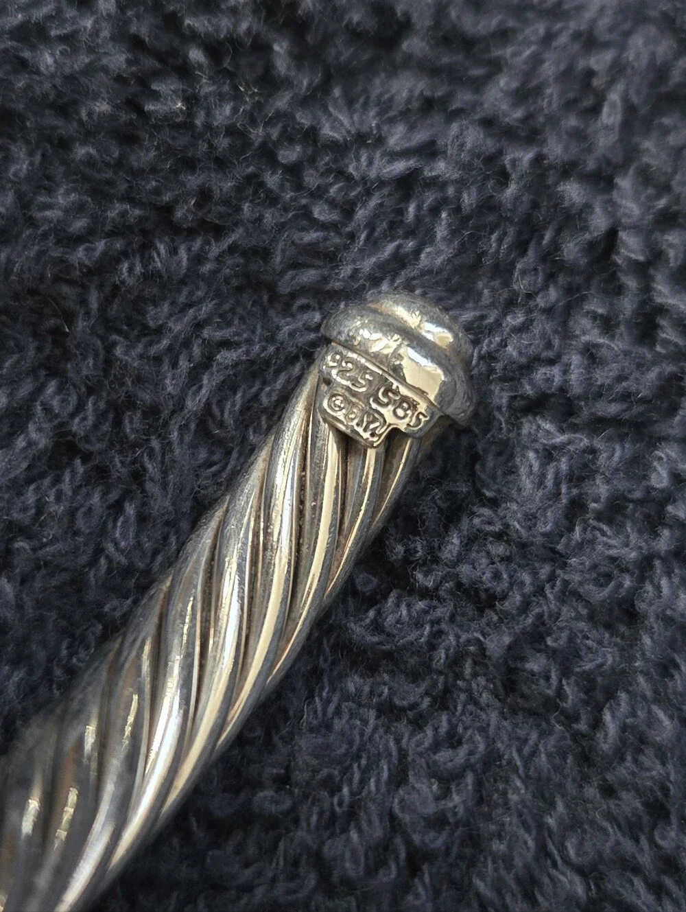 David Yurman X Classic Cable Station Bracelet 7mm